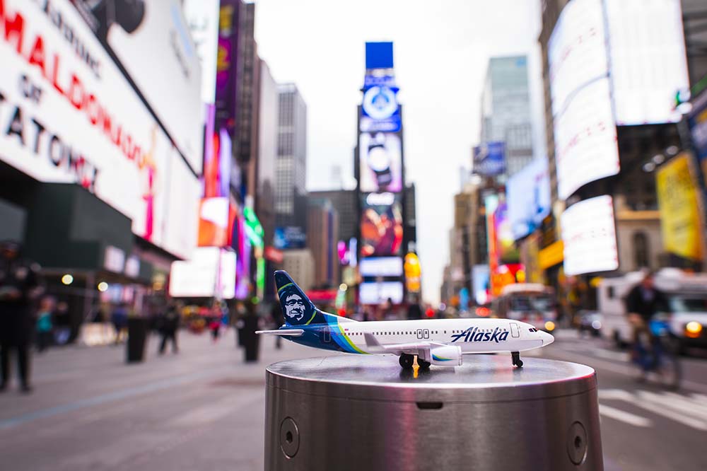 Alaska Airlines now flies nonstop between Anchorage and New York City 