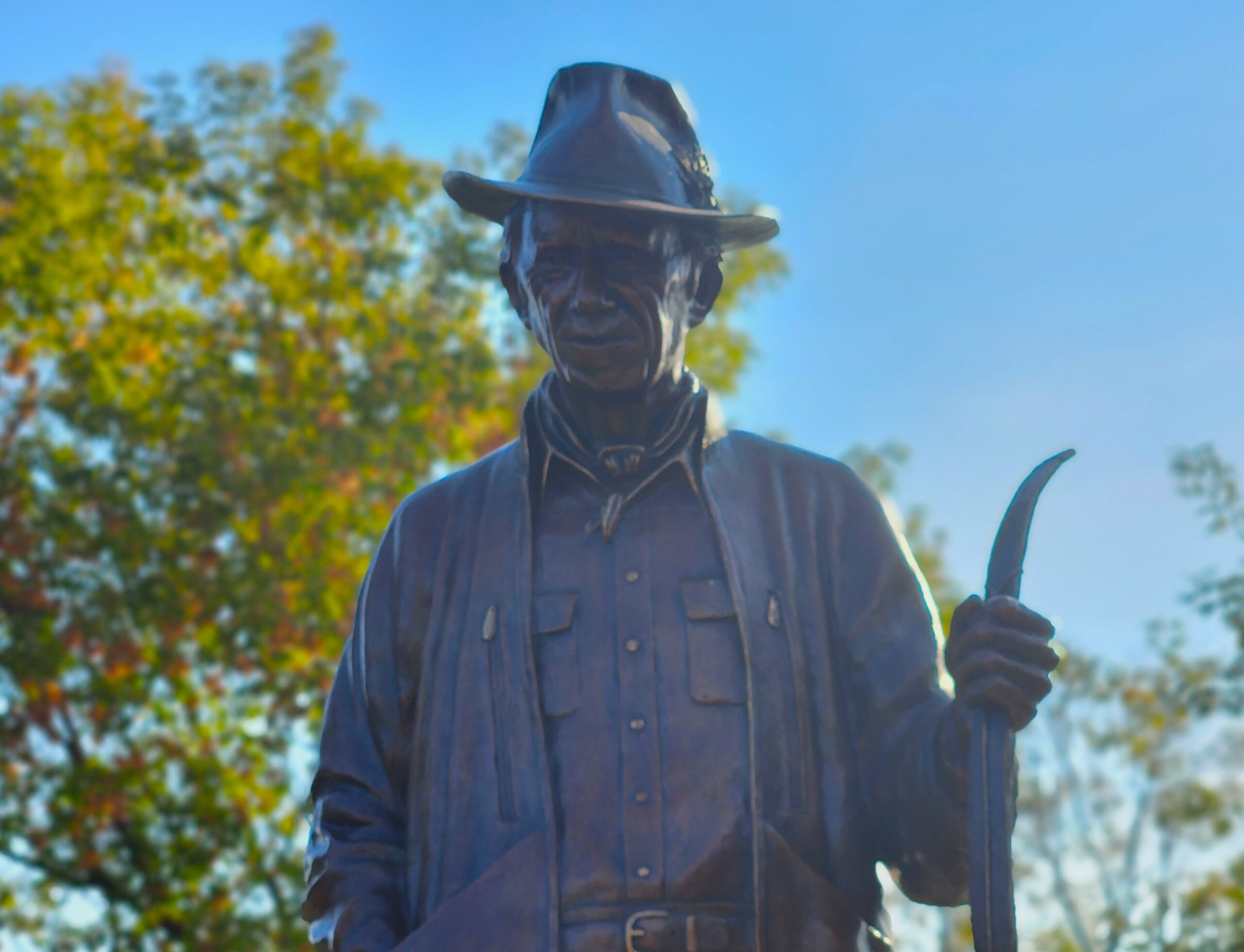 Michigan Roadside Attractions: Fred Bear Statue, Grayling