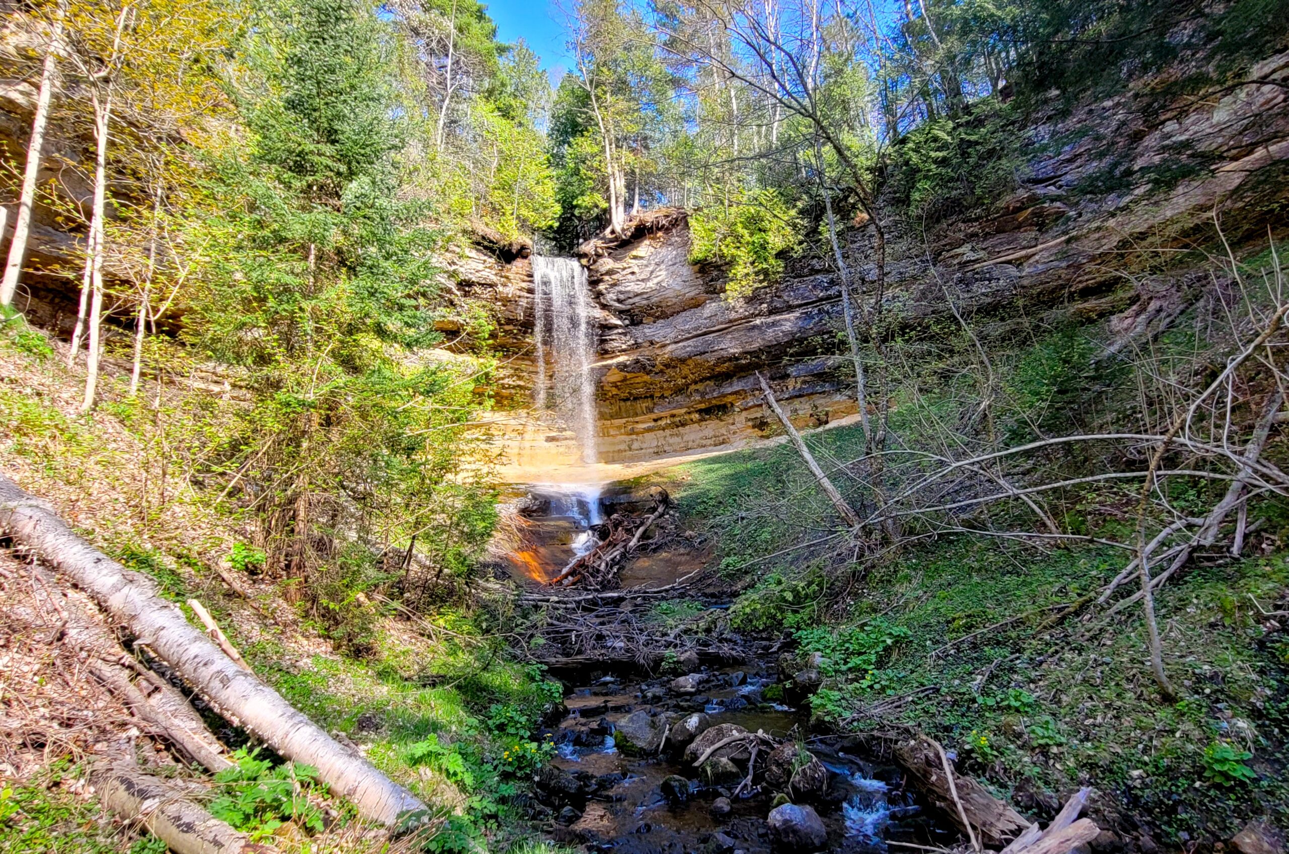 Storm Damage Forces Closure of Popular Pictured Rocks Waterfall Trail for 2025