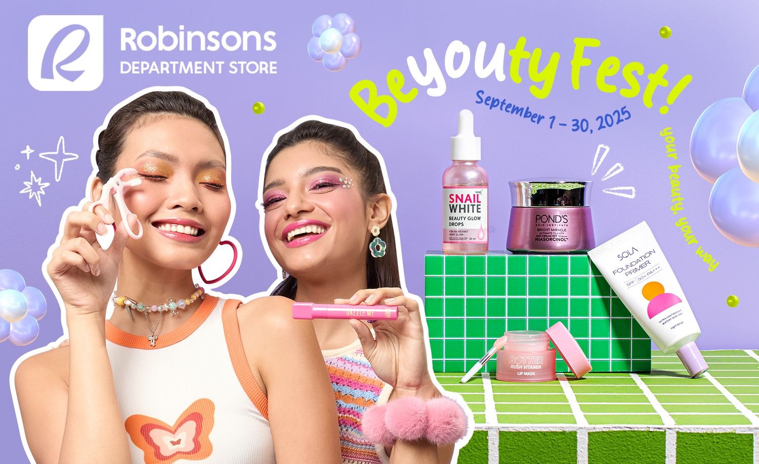 Ready to slay? Be your most beautiful with Robinsons Department Store’s BeYOUty Fest 2025 – Mommy Iris | Top Lifestyle Blogger Philippines