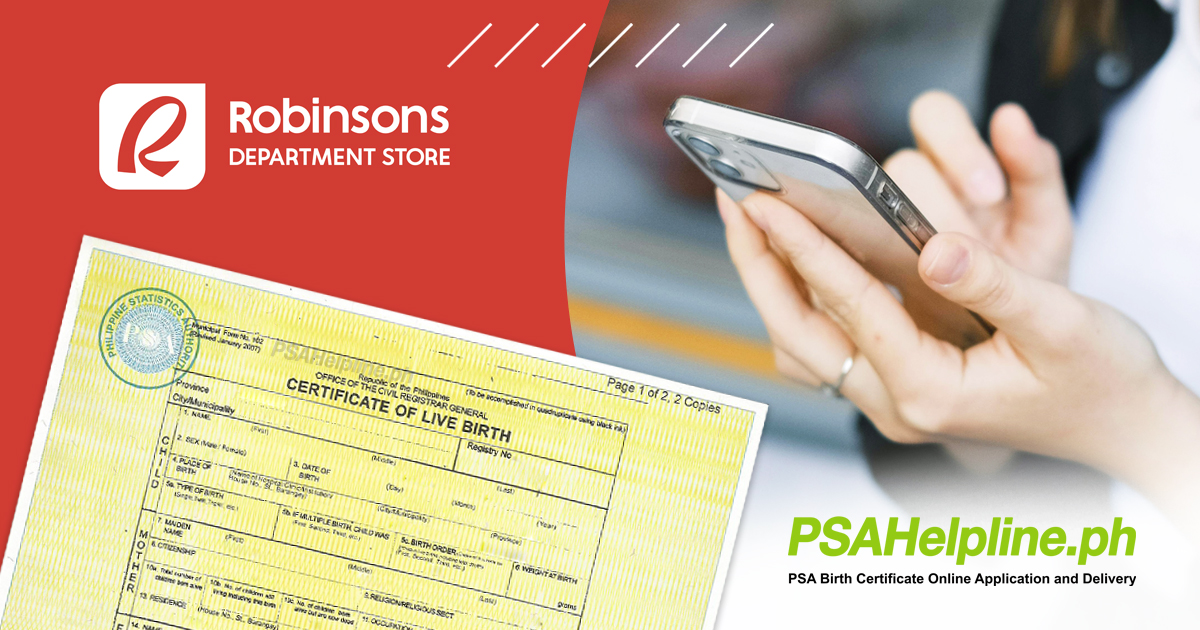 Pick Up Your PSA Certificate at Robinsons Department Store – Convenient, Secure, and On Your Schedule – Mommy Iris | Top Lifestyle Blogger Philippines