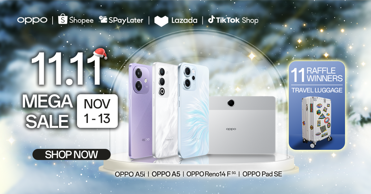Get ready to fill your carts with sweet deals on OPPO’s 11.11 Mega Sale – Mommy Iris | Top Lifestyle Blogger Philippines